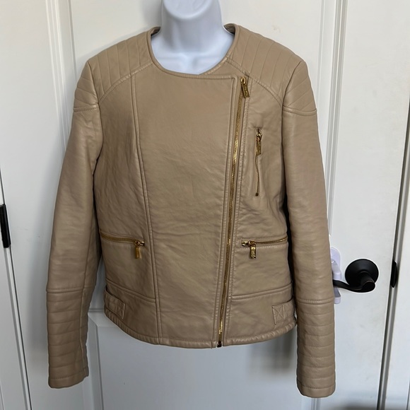 Calvin Klein Faux leather jacket Small NWT - Picture 1 of 6